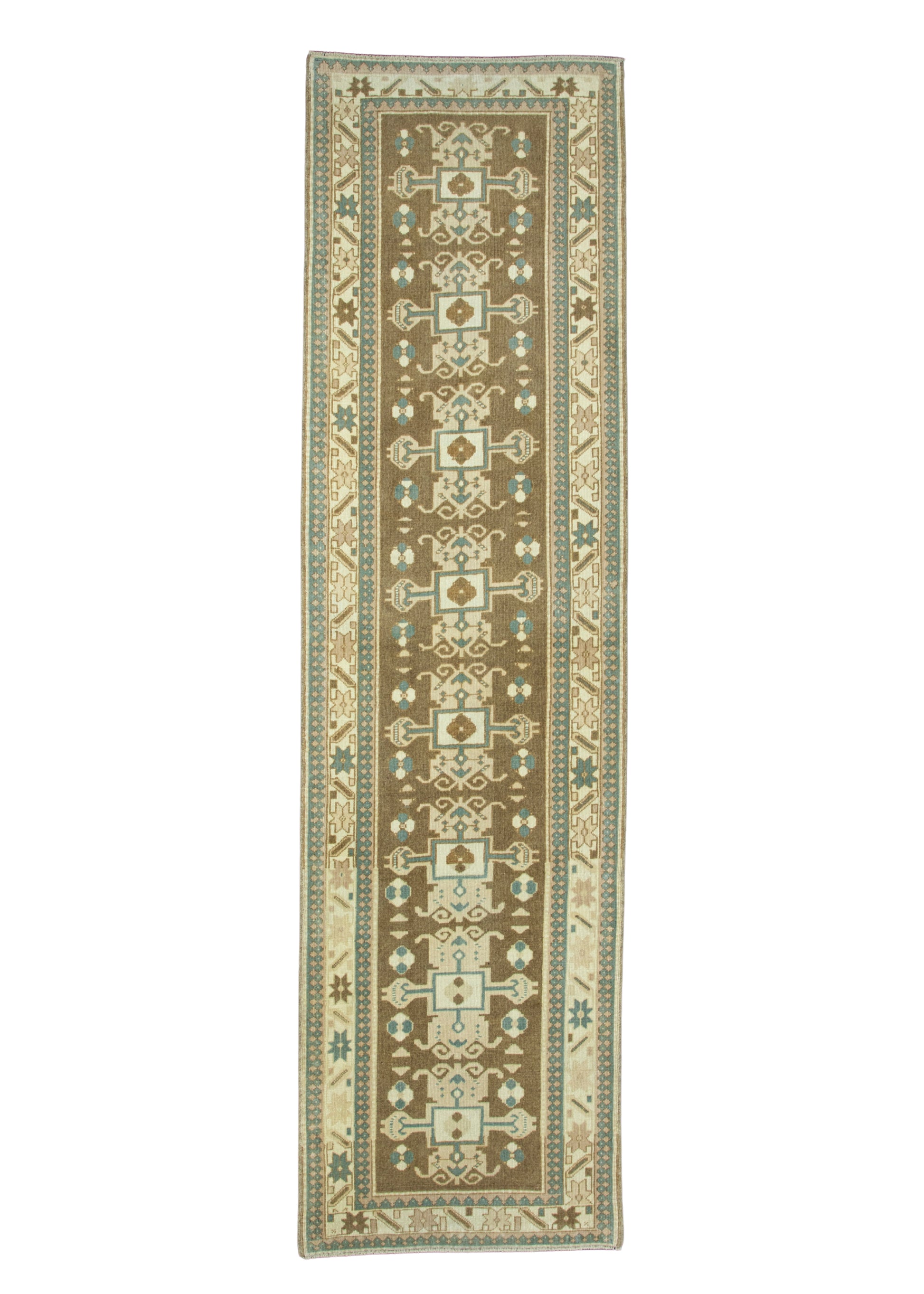 Turkish Vintage Anatolian Runner Rug 3' x 11'1" #17170