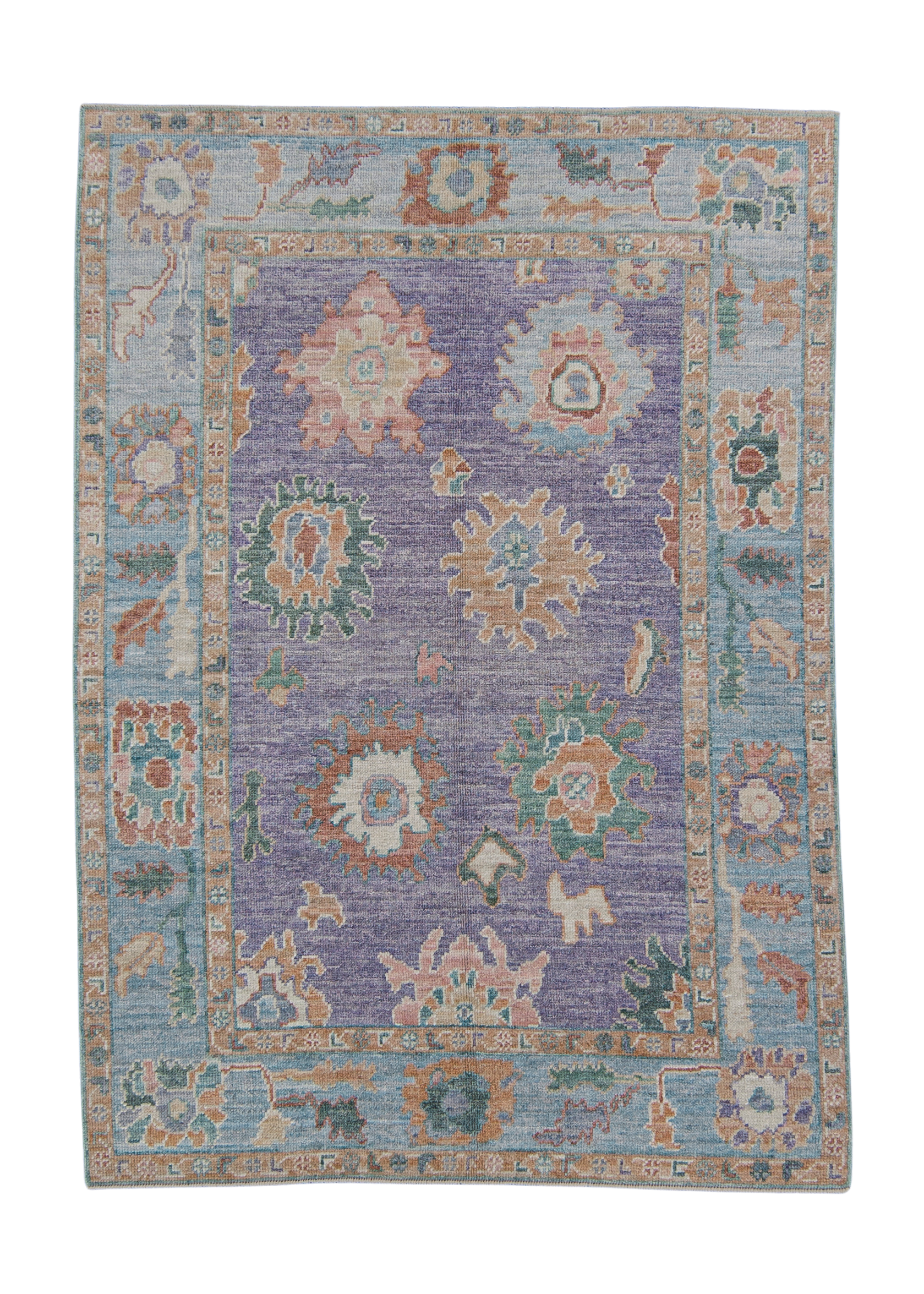 Turkish Oushak Rug 4'11" x 6'10" #2067