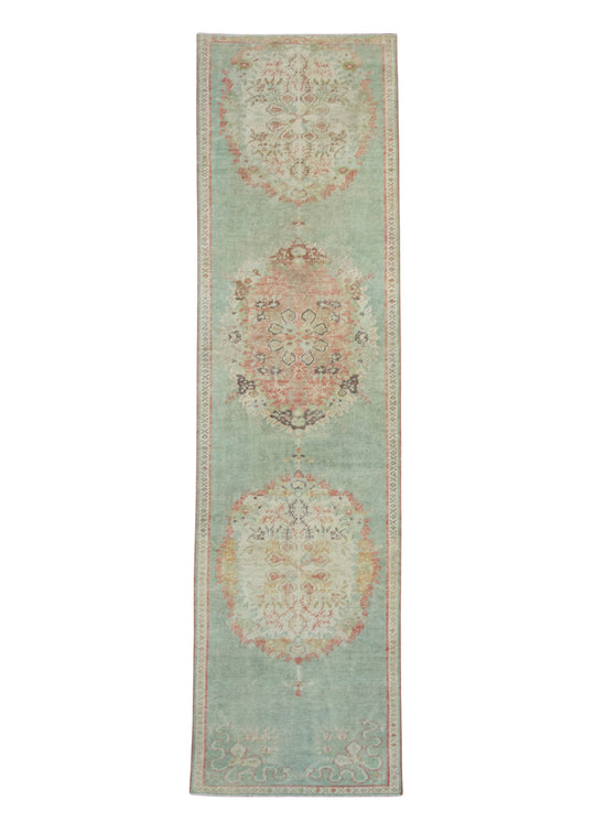 Turkish Vintage Anatolian Runner Rug 2'5" x 8'10" #17576