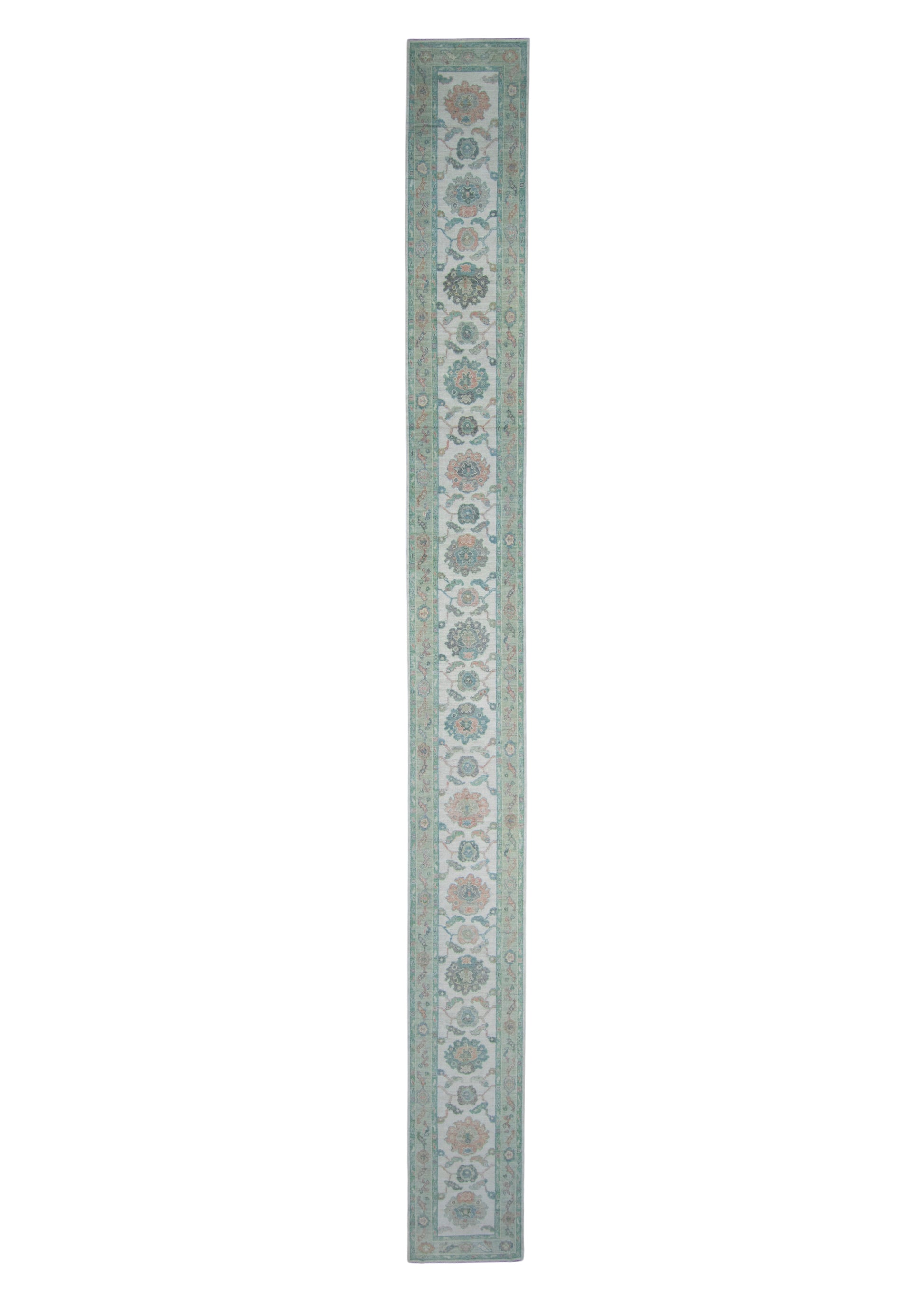 Turkish Oushak Runner Rug 2'10" x 29'5" #17457