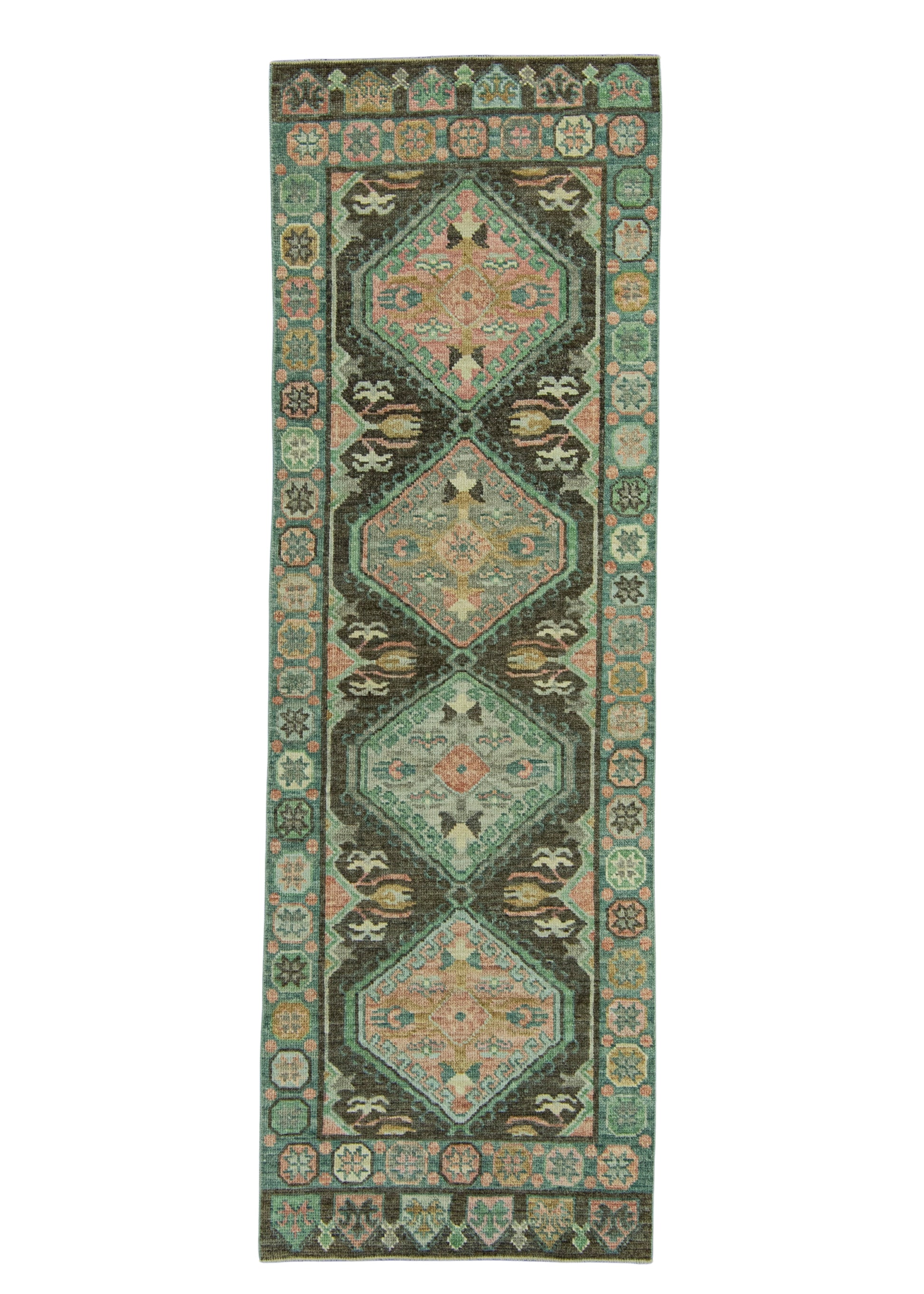 Turkish Oushak Rug 2'8" x 8'5" #20031