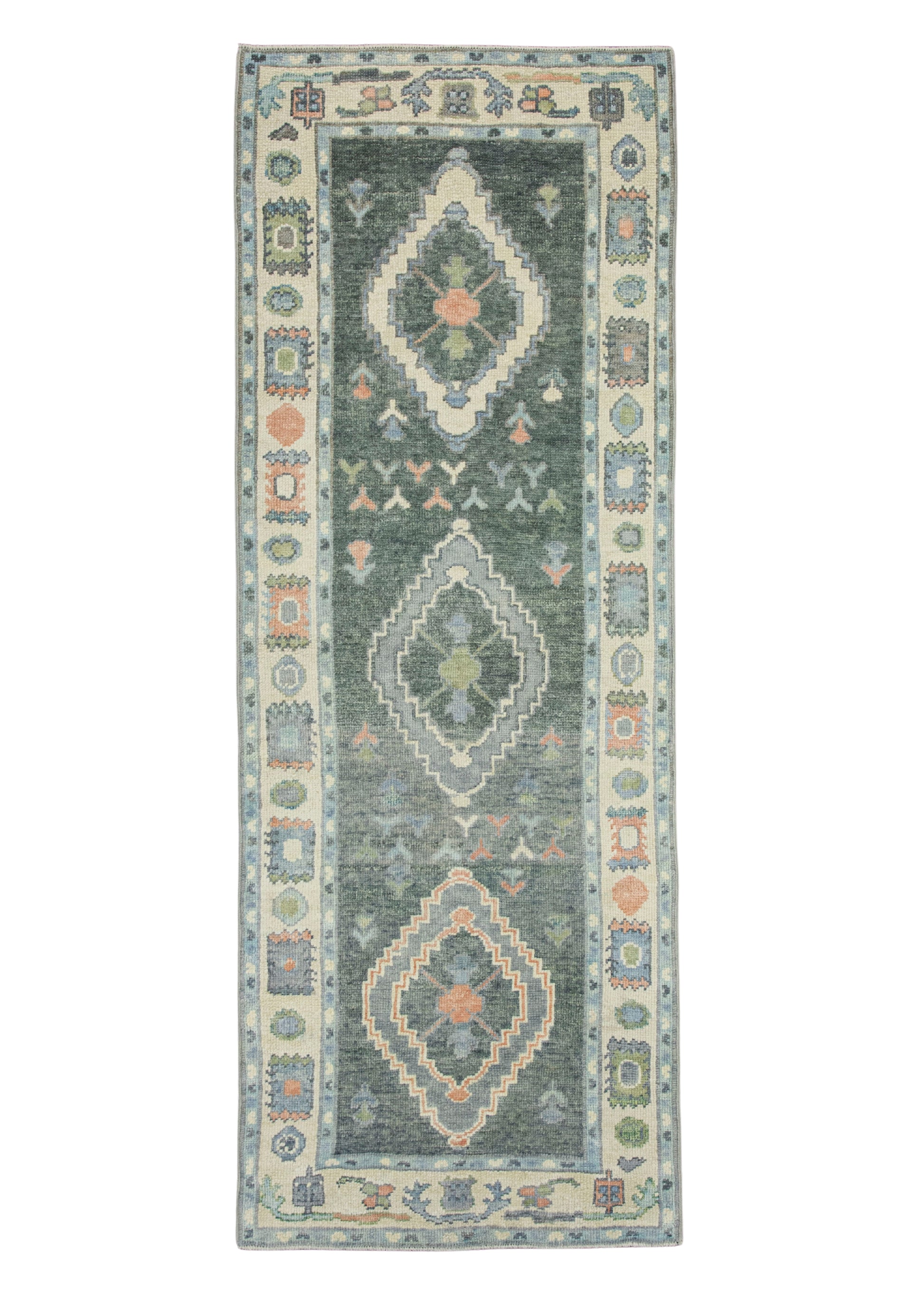Turkish Oushak Rug 2'11"x 8' #19146