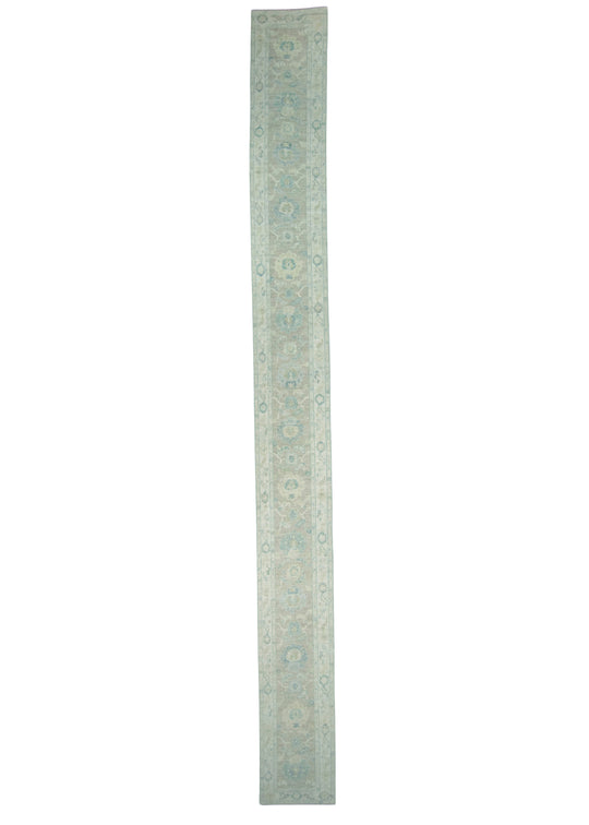 Turkish Oushak Runner Rug 2'8" x 27'9" #17586