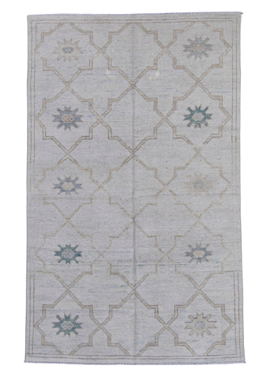 Turkish Oushak Rug 4' x 6'6" #16972