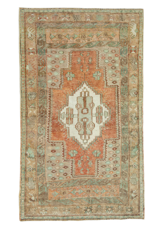 Turkish Vintage Rug 2'11" x 5'1" #16125