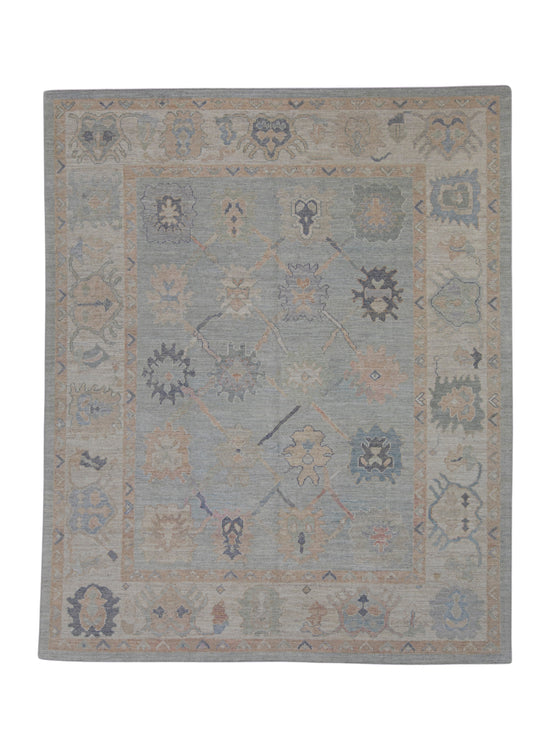 Turkish Oushak Rug 8'1" x 9'10" #16053