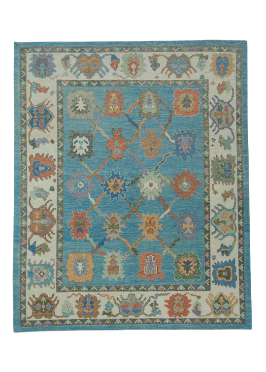 Turkish Oushak Rug 8'4" x 10'3" #17078