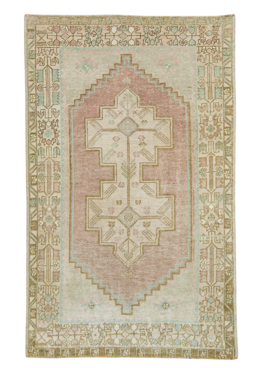 Turkish Vintage Anatolian Rug 4' x 6'5" #17115