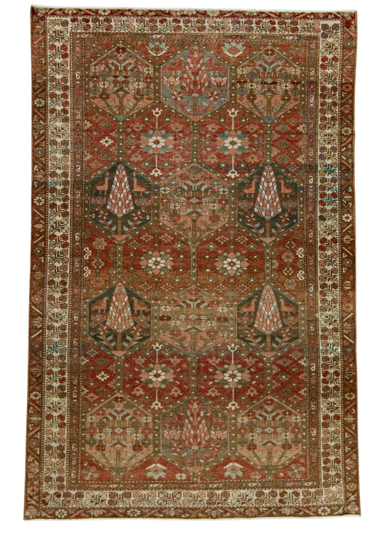 Turkish Vintage Rug 4'6" x 6'11" #16710