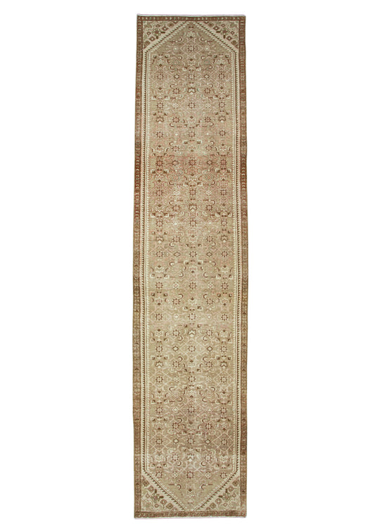 Turkish Vintage Anatolian Runner Rug 2'11" x 13'2" #17130