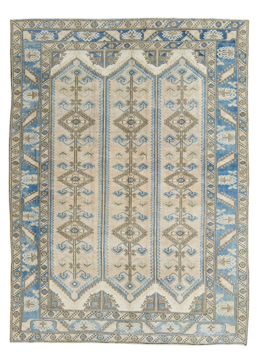 Turkish Vintage Rug  6'11" x 9'3" #21324
