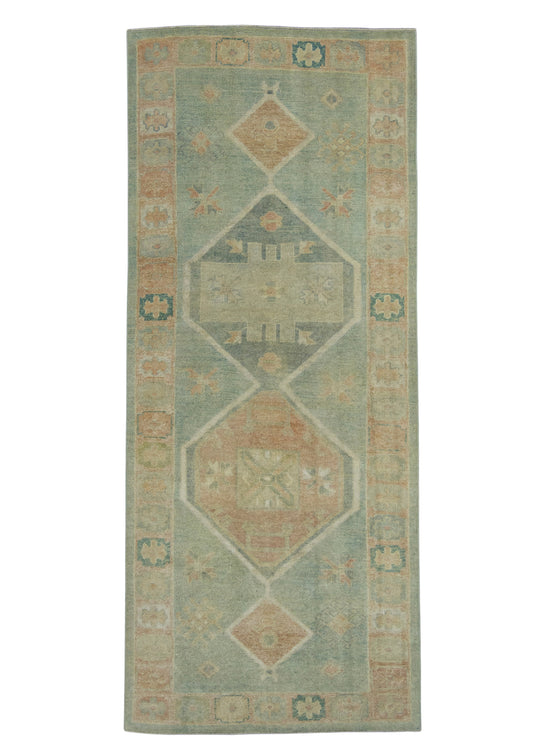 Turkish Oushak Rug 4' x 9'6" #18017