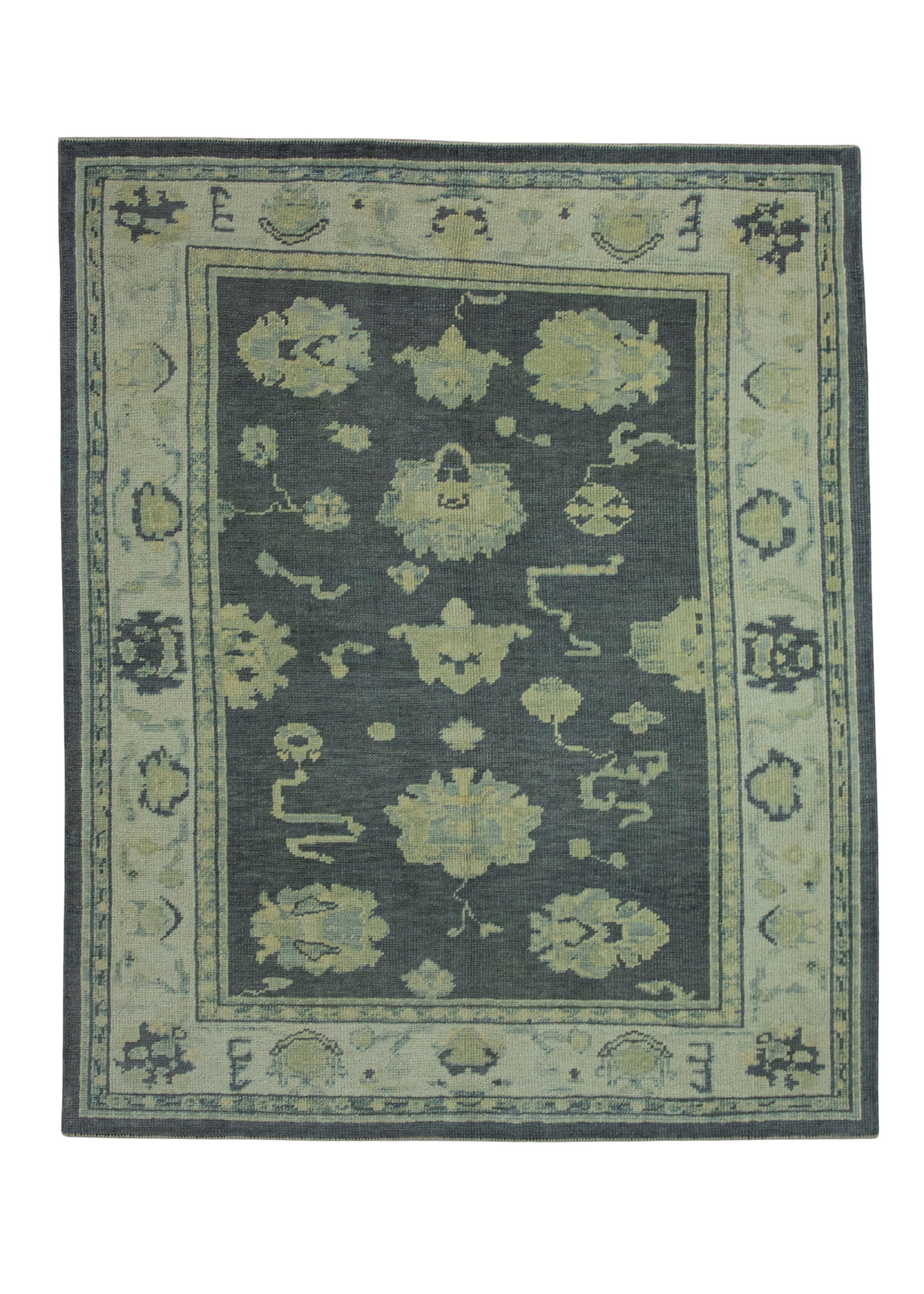 Turkish Oushak Rug 5' x 6'1" #19091
