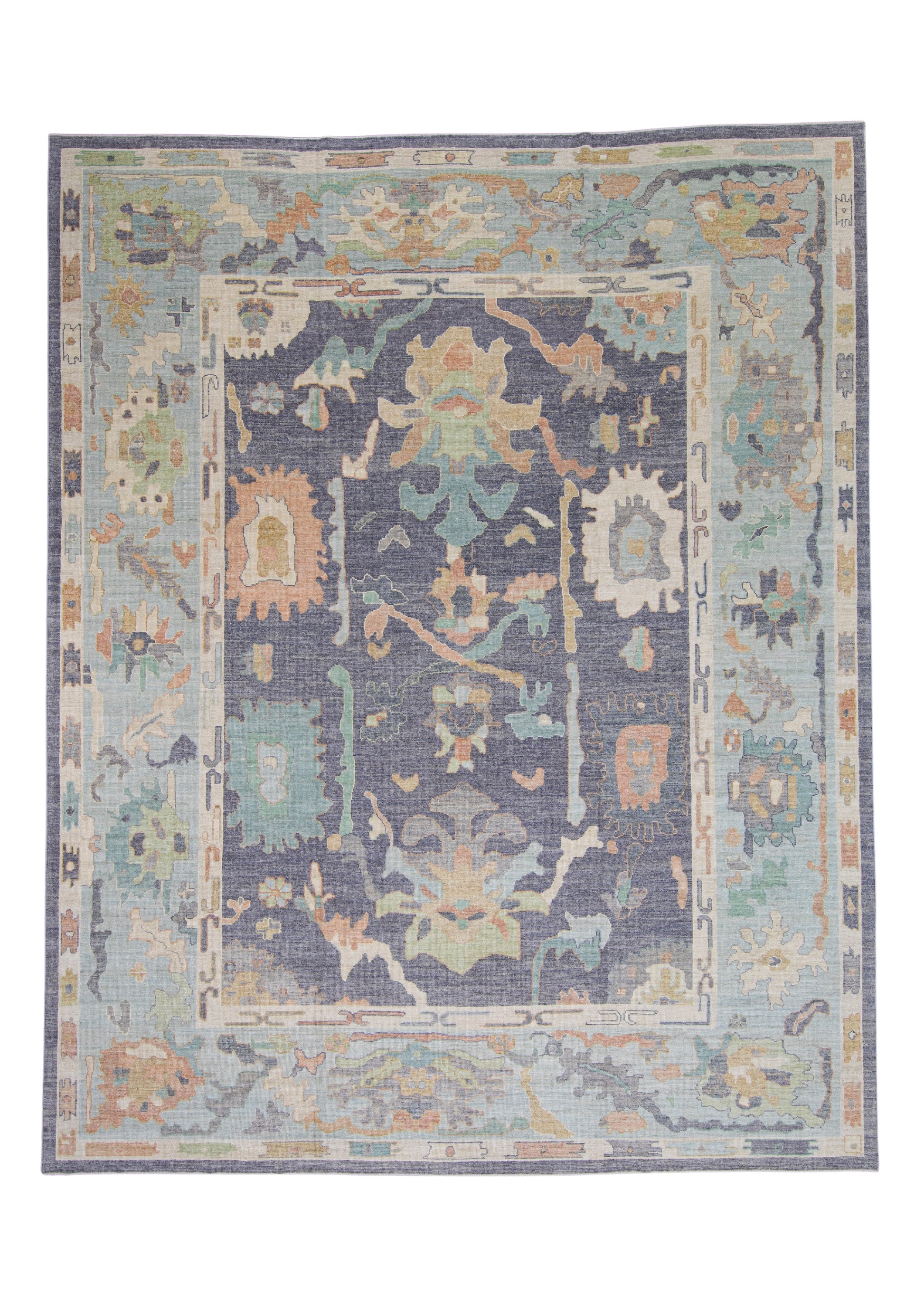 Turkish Oushak Rug 12'6" x 15'9" #16540