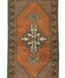 Turkish Mini Rug Oriental Hand Knotted Vintage Rug 1'9" x 3' #21167