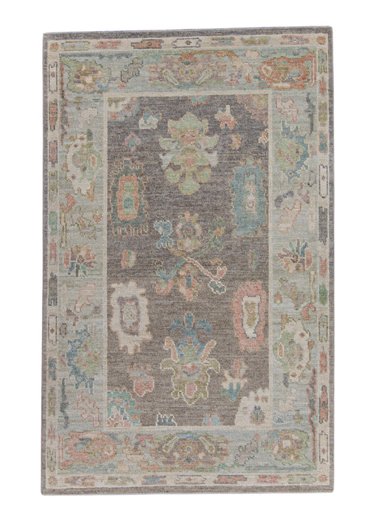 Turkish Oushak Rug 3'10" x 6'1" #16063