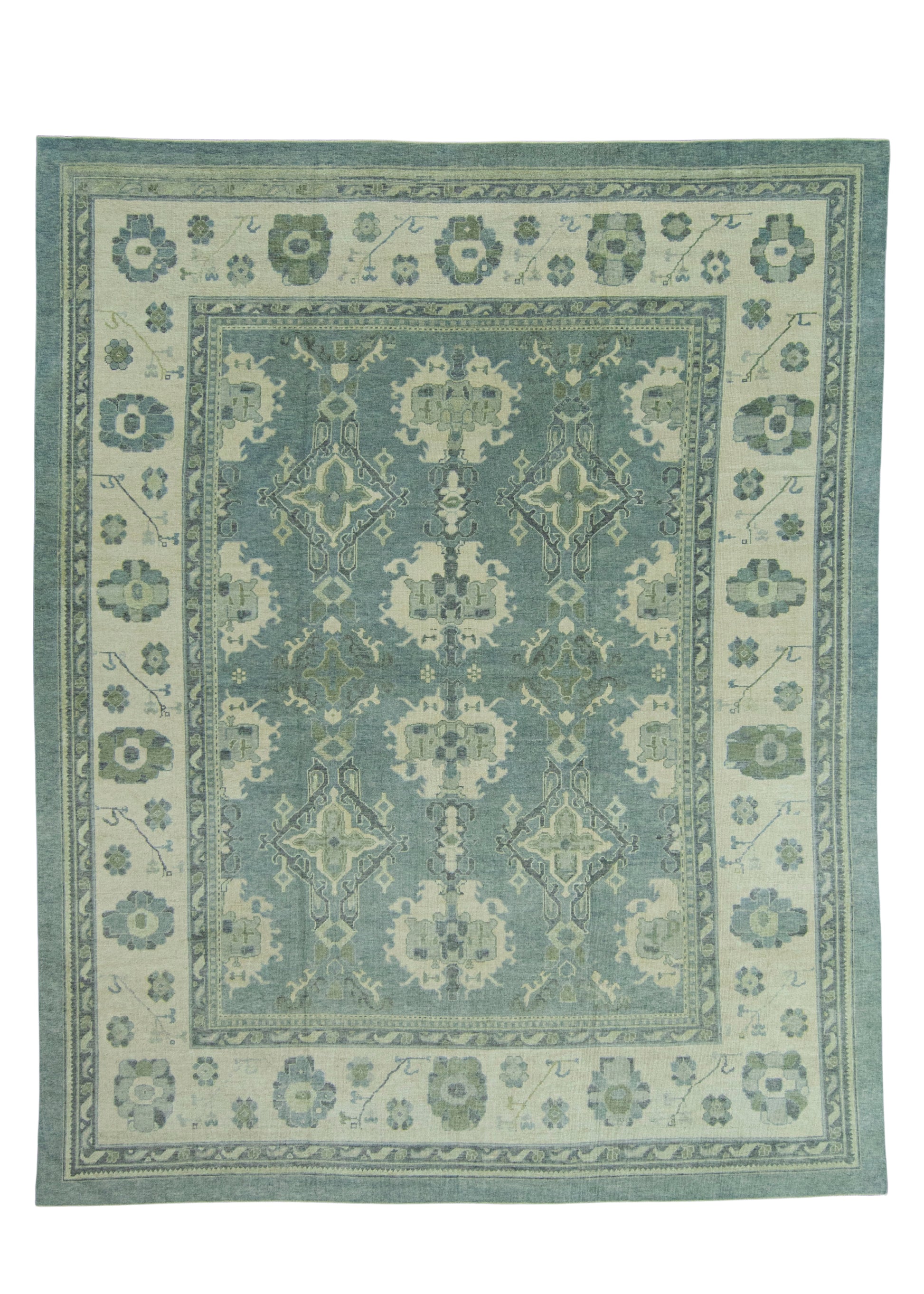 Turkish Oushak Rug 12'6" x 15'6" #19388
