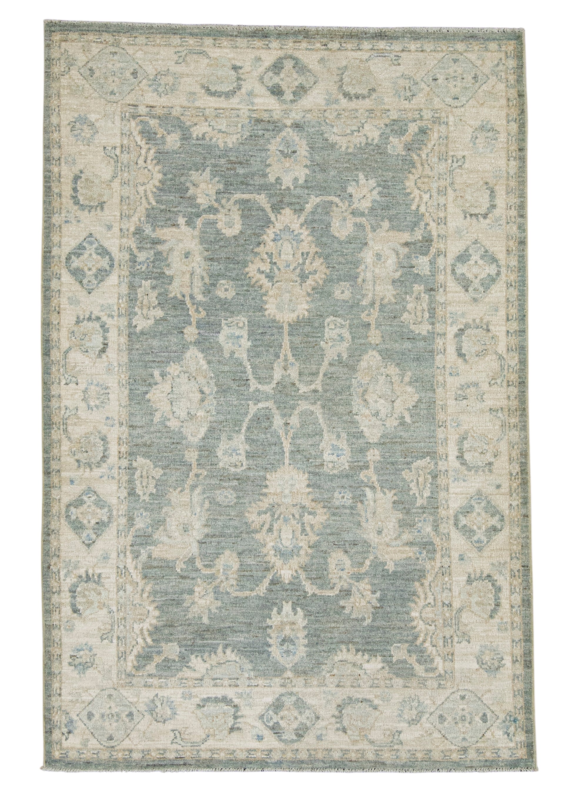 Oushak Rug 4'0" x 6'2" #22740
