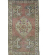 Turkish Mini Rug Oriental Hand Knotted Vintage Rug 1'8" x 3'3" #16616