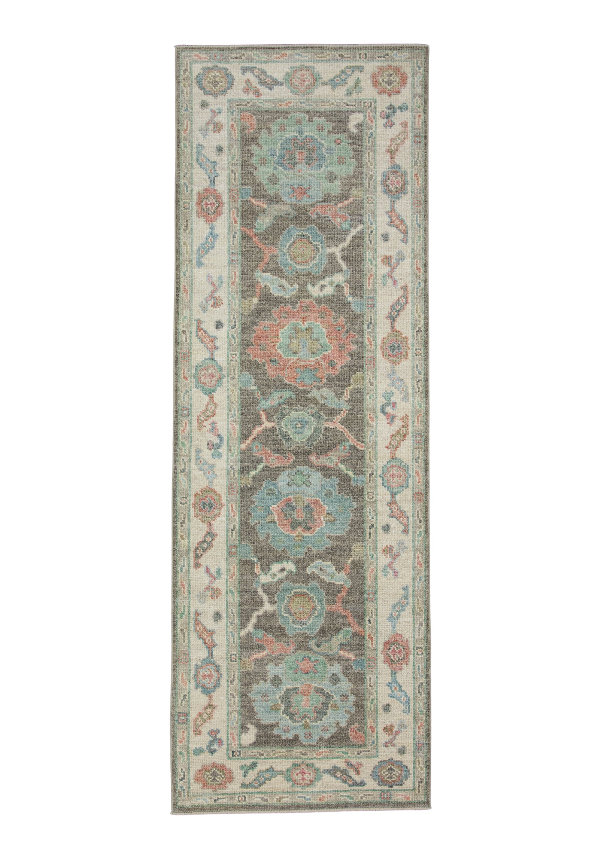 Turkish Oushak Runner Rug 2'9" x 8'2" #17501