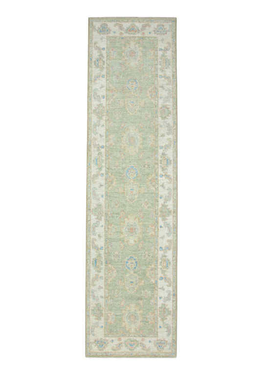 Turkish Oushak Runner Rug 2'9" x 10'5" #17938