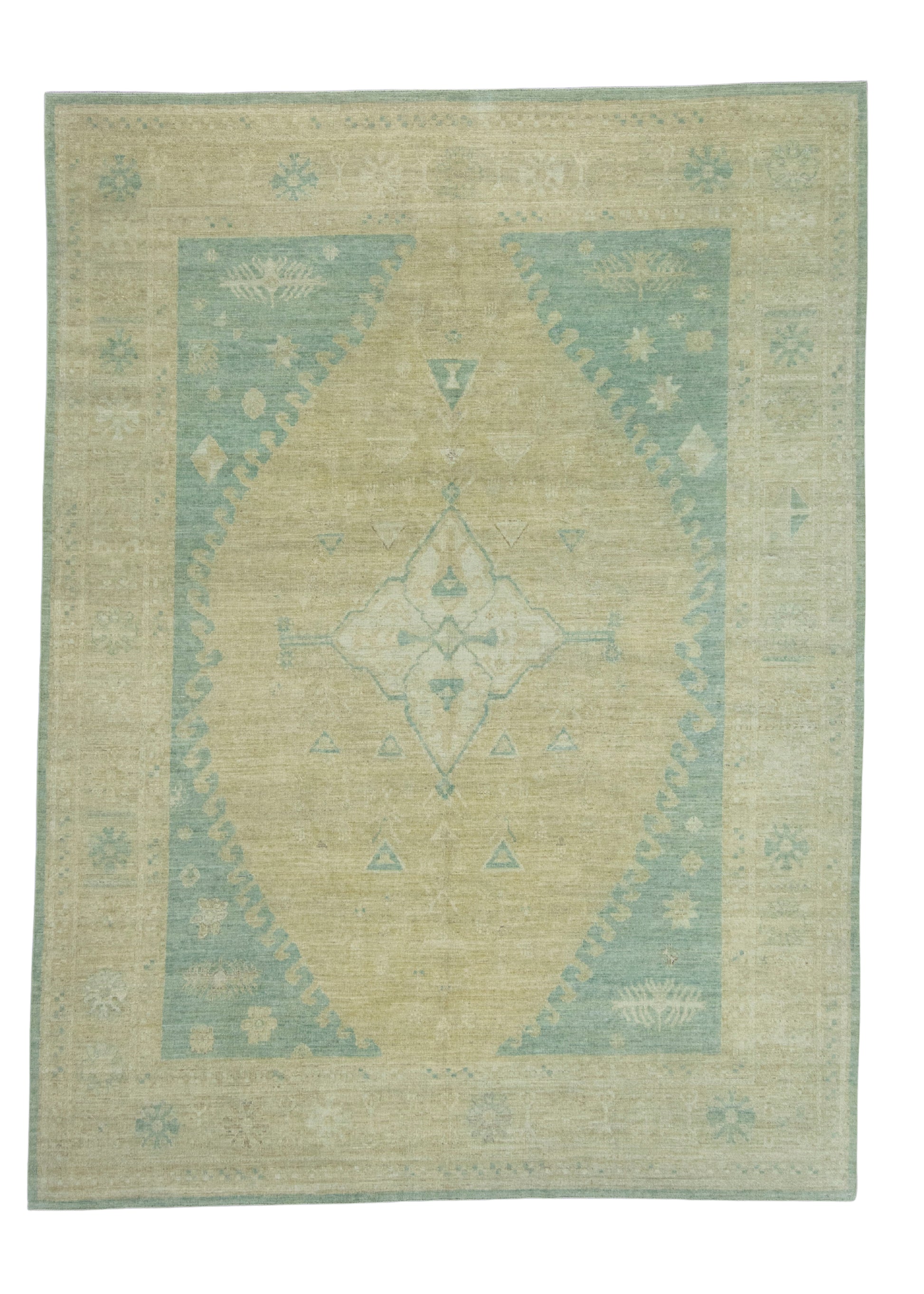 Turkish Oushak Antique Look Rug 8'2" x 10'11" #20075