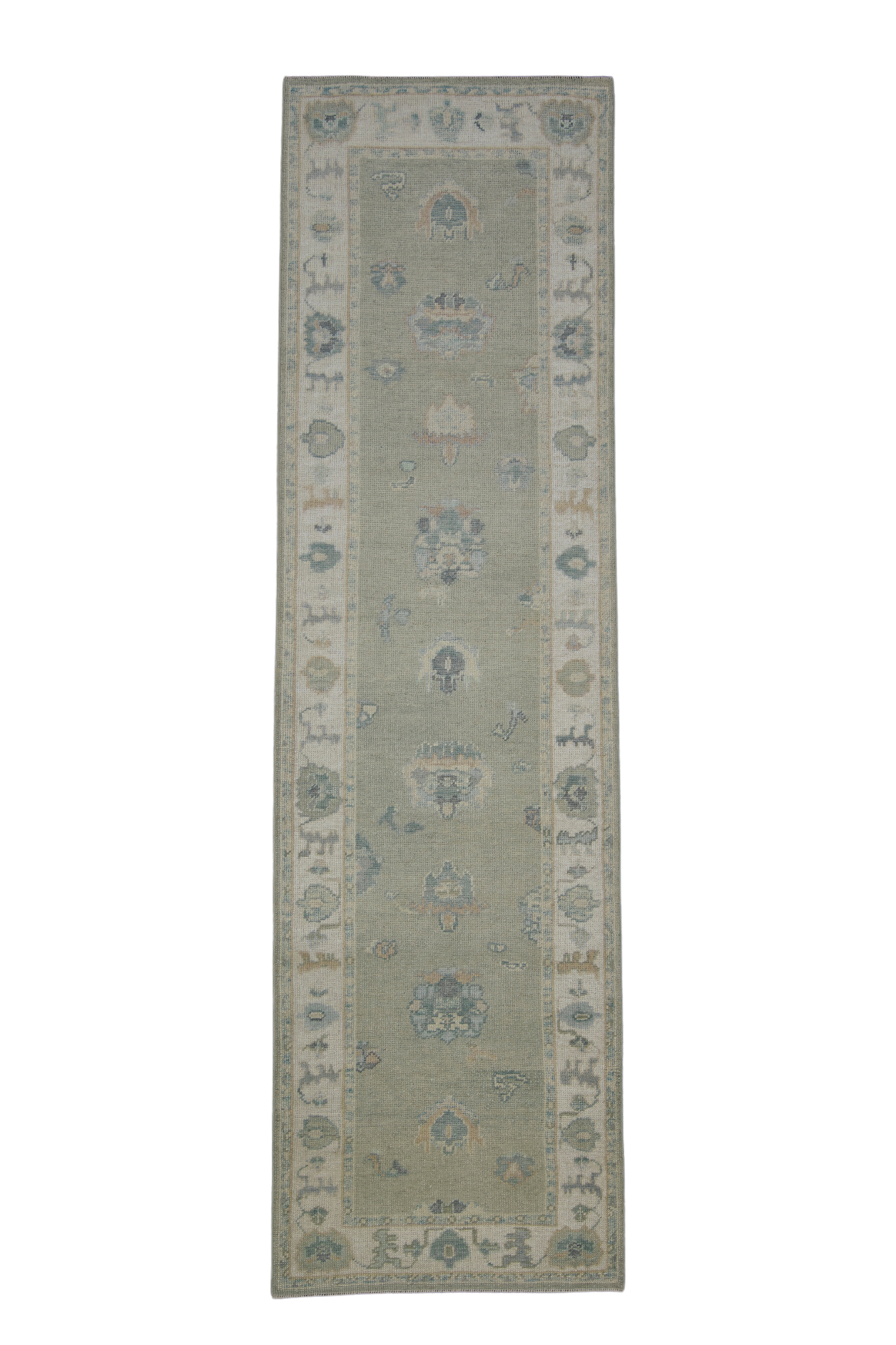 Turkish Oushak Rug 2'11" x 10'5" #11891