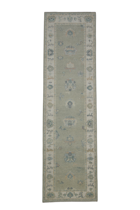 Turkish Oushak Rug 2'11" x 10'5" #11891