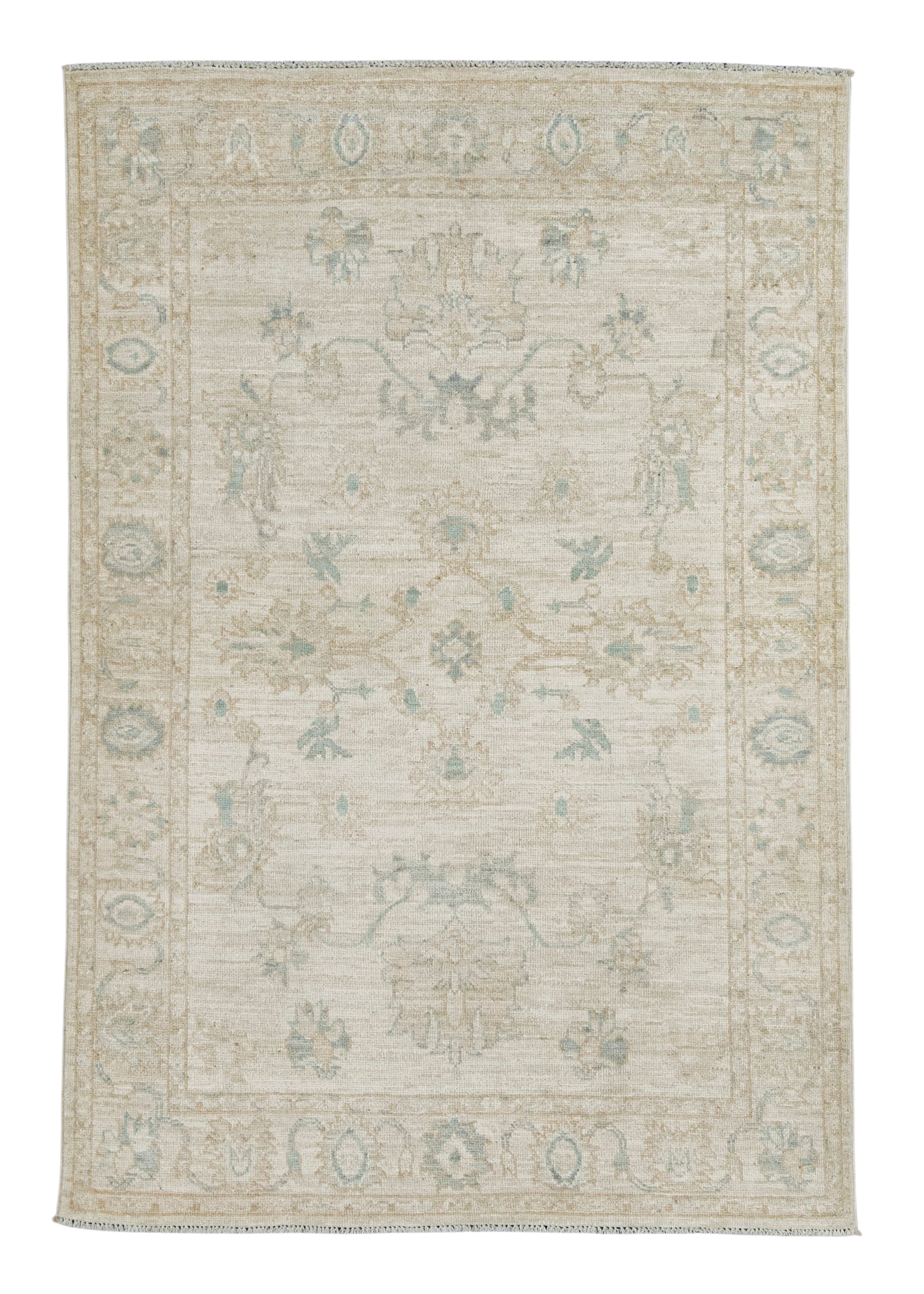 Oushak Rug 4'0" x 5'11" #22726