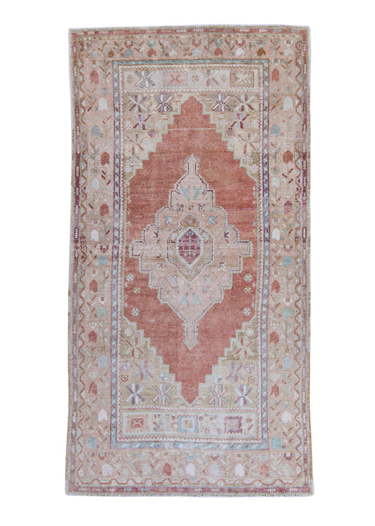 Turkish Vintage Anatolian Rug 3'6" x 6'9" #7041