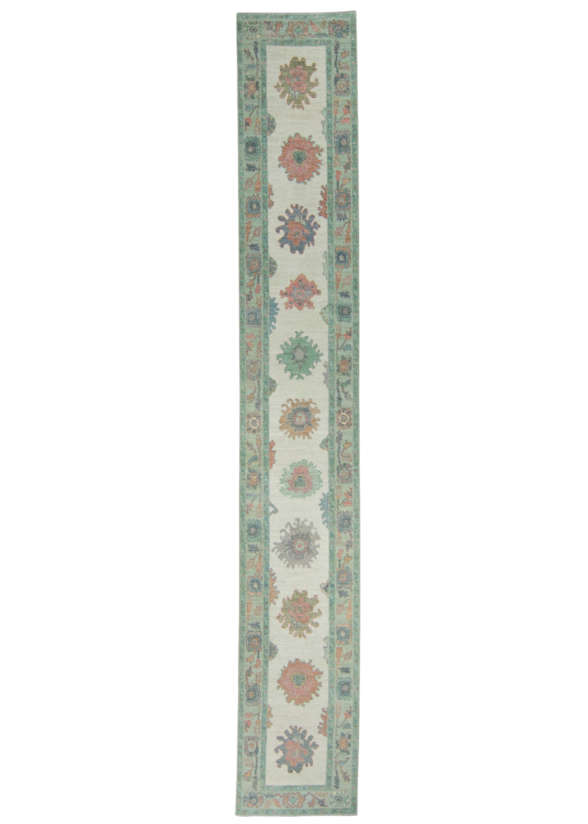 Turkish Oushak Runner Rug 2'10" x 18'9" #17405