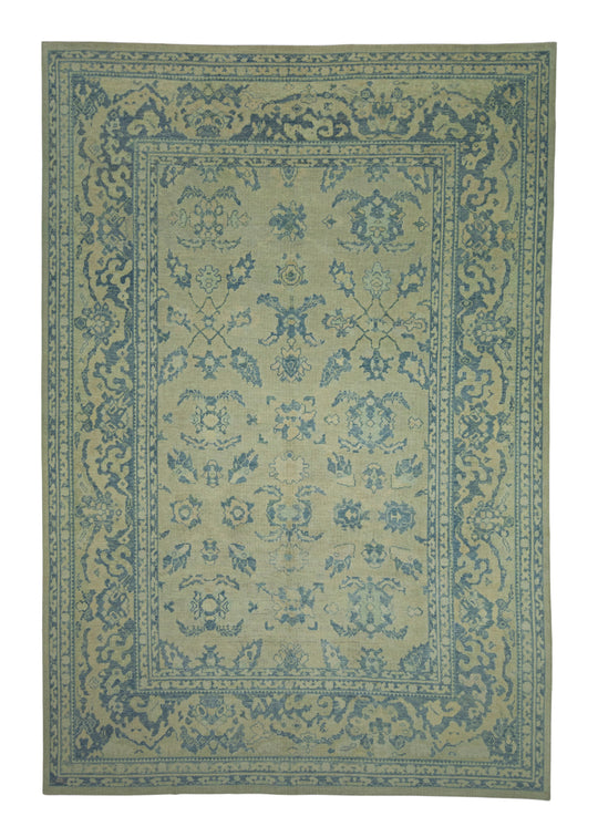 Turkish Oushak Rug 9'1" x 13'5" #18581