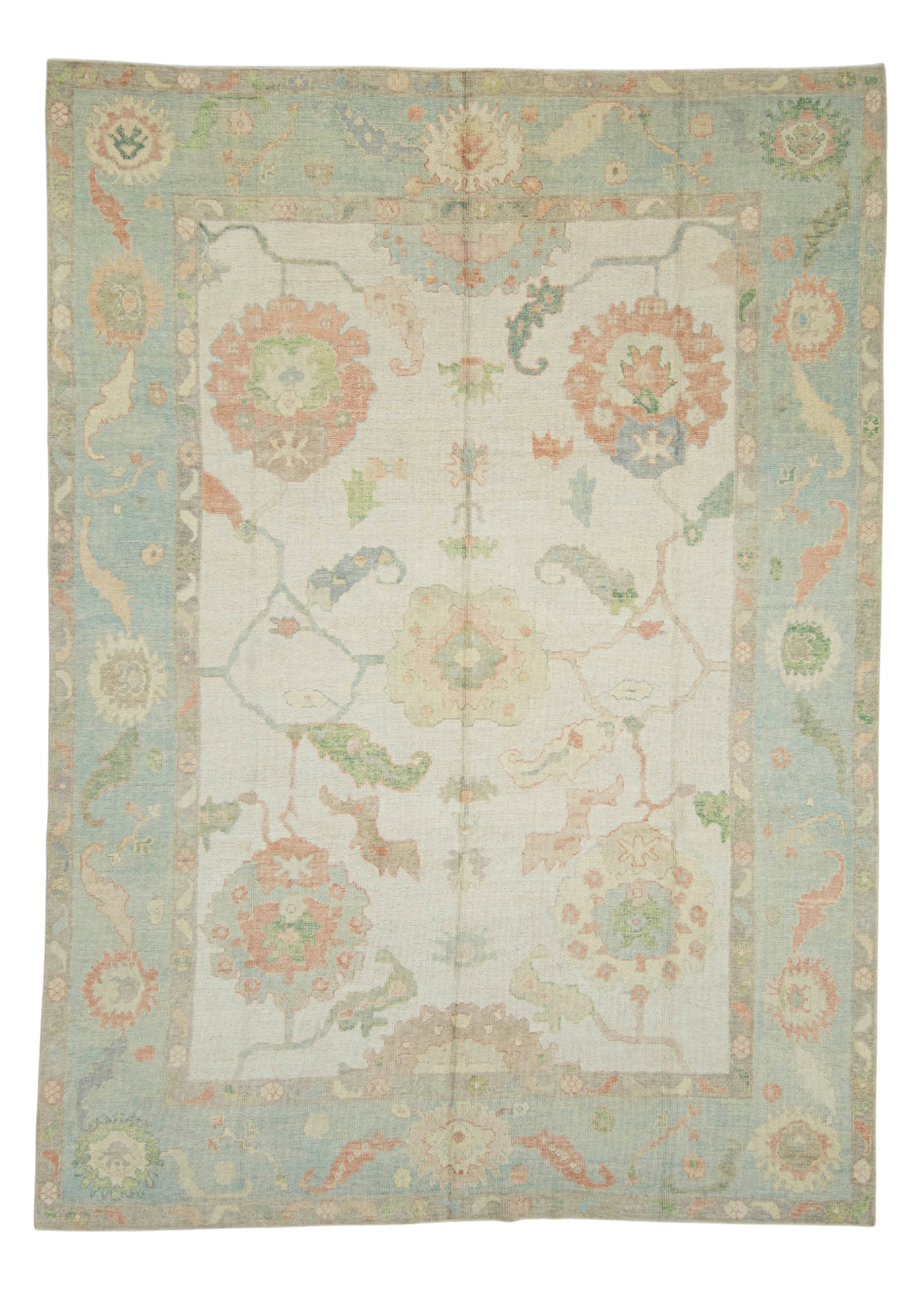 Turkish Oushak Rug 9' x 12'4" #22185