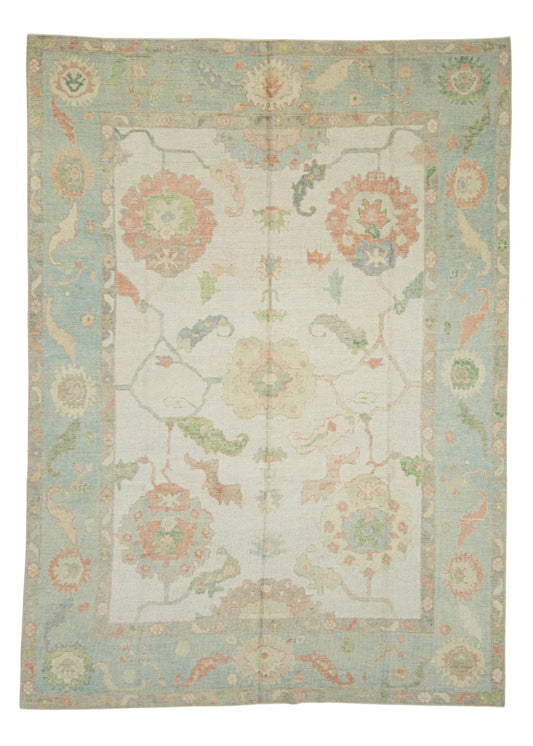 Turkish Oushak Rug 9' x 12'4" #22185