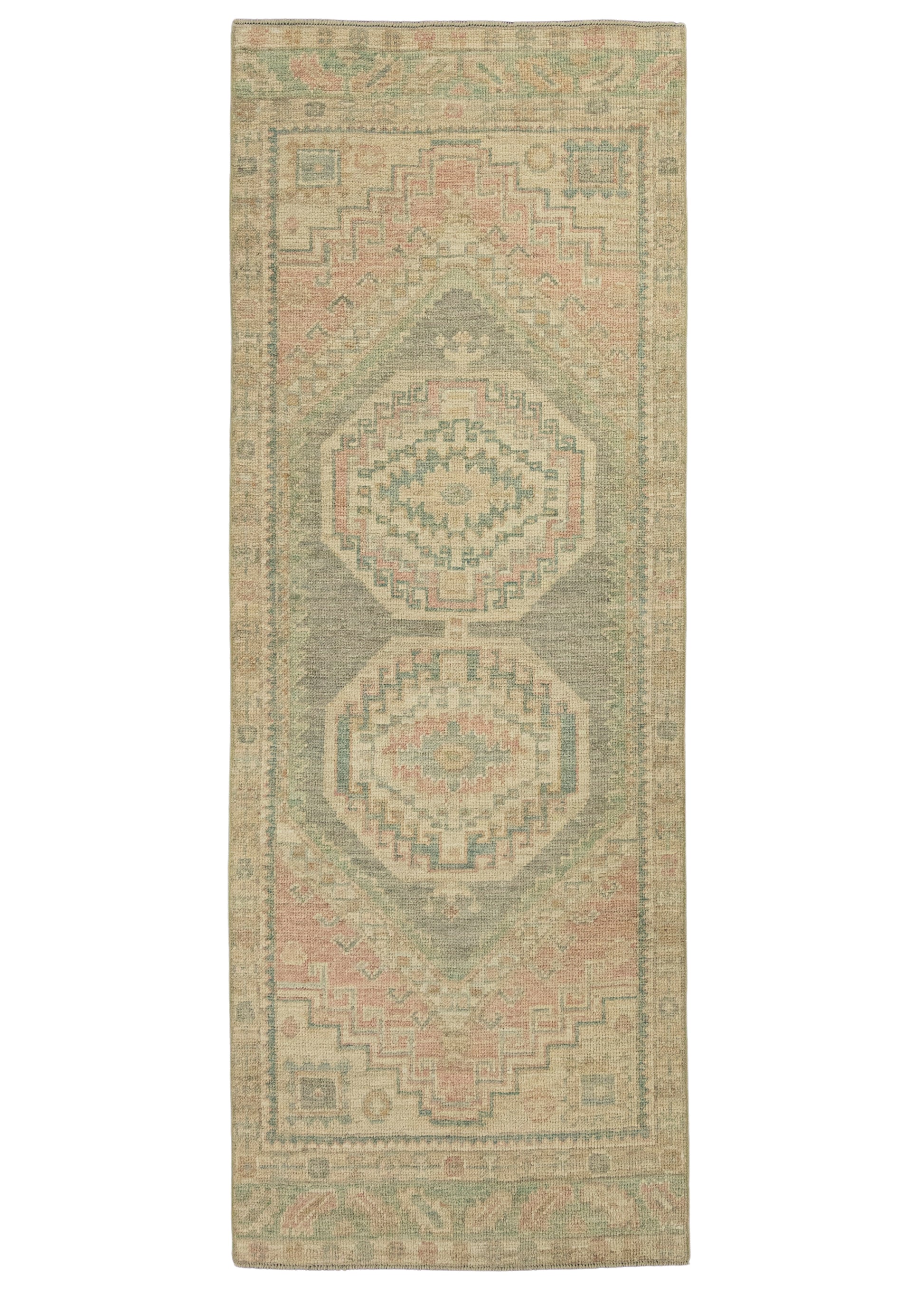 Turkish Oushak Rug 2'10" x 7'7" #20245