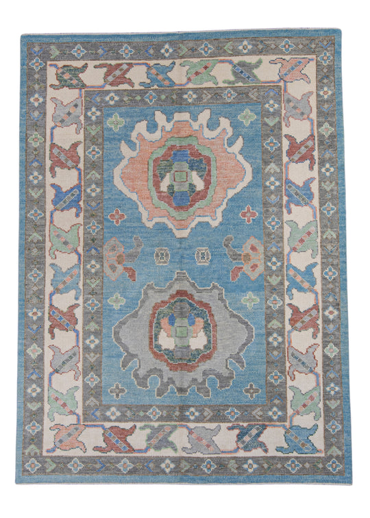 Turkish Oushak Rug 5'2" x 7'1" #16732