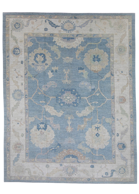 Turkish Oushak Rug 12'1" x 15'6" #16081