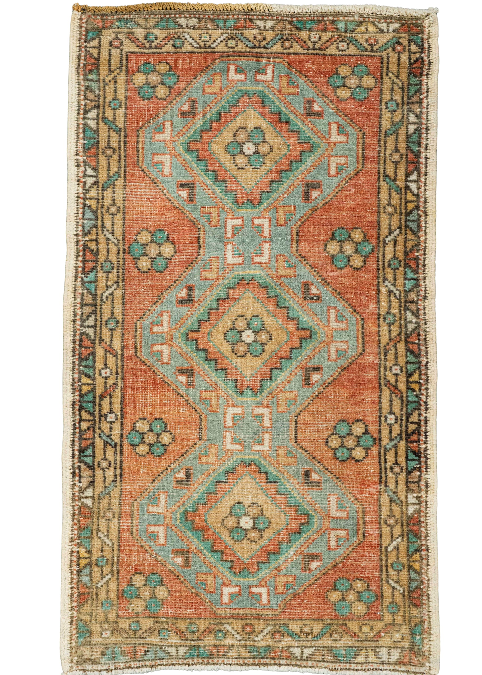 Turkish Yastik Rug  1'10" x  3'3" #22657