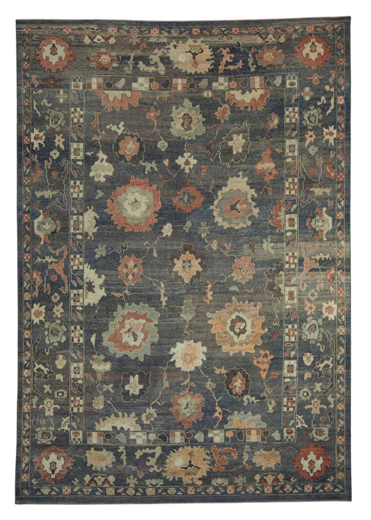 Turkish Oushak Old Wool Rug 9'4" x 13'5" #18068