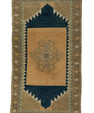 Turkish Mini Rug Oriental Hand Knotted Vintage Rug 1'6" x 2'9" #21219
