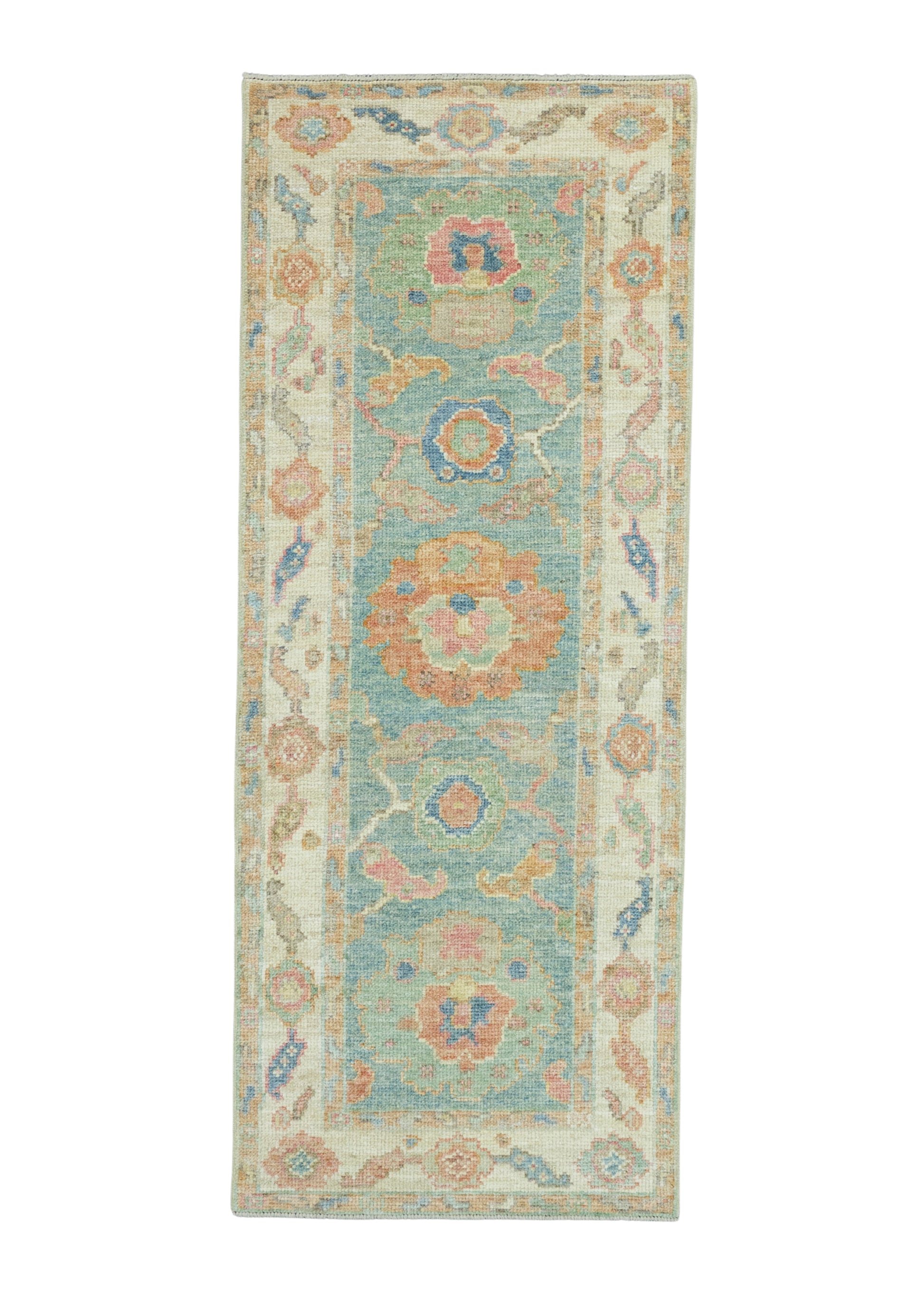 Turkish Oushak Runner Rug 2'3" x 5'8" #17258
