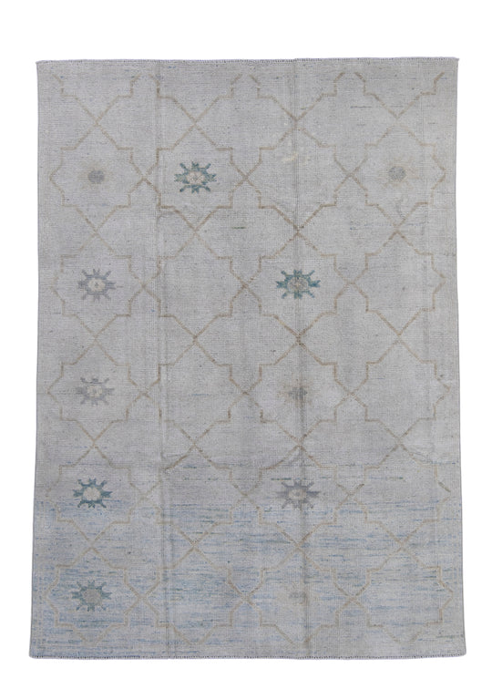 Turkish Oushak Rug 5'1" x 7'3" #16973