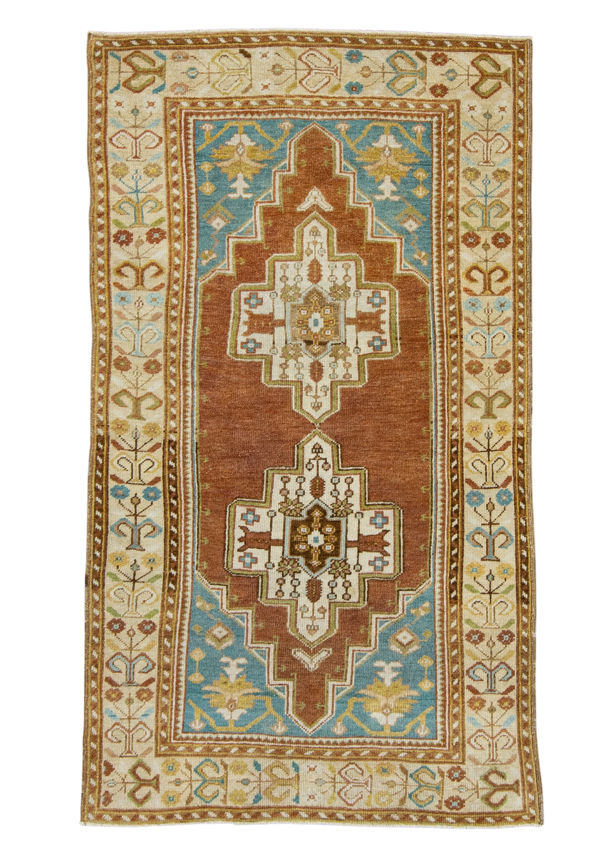 Turkish Vintage Rug 3'6" x 6'3" #17953