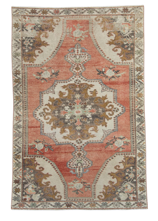 Turkish Vintage Rug 4'9" x 7'3" #17802