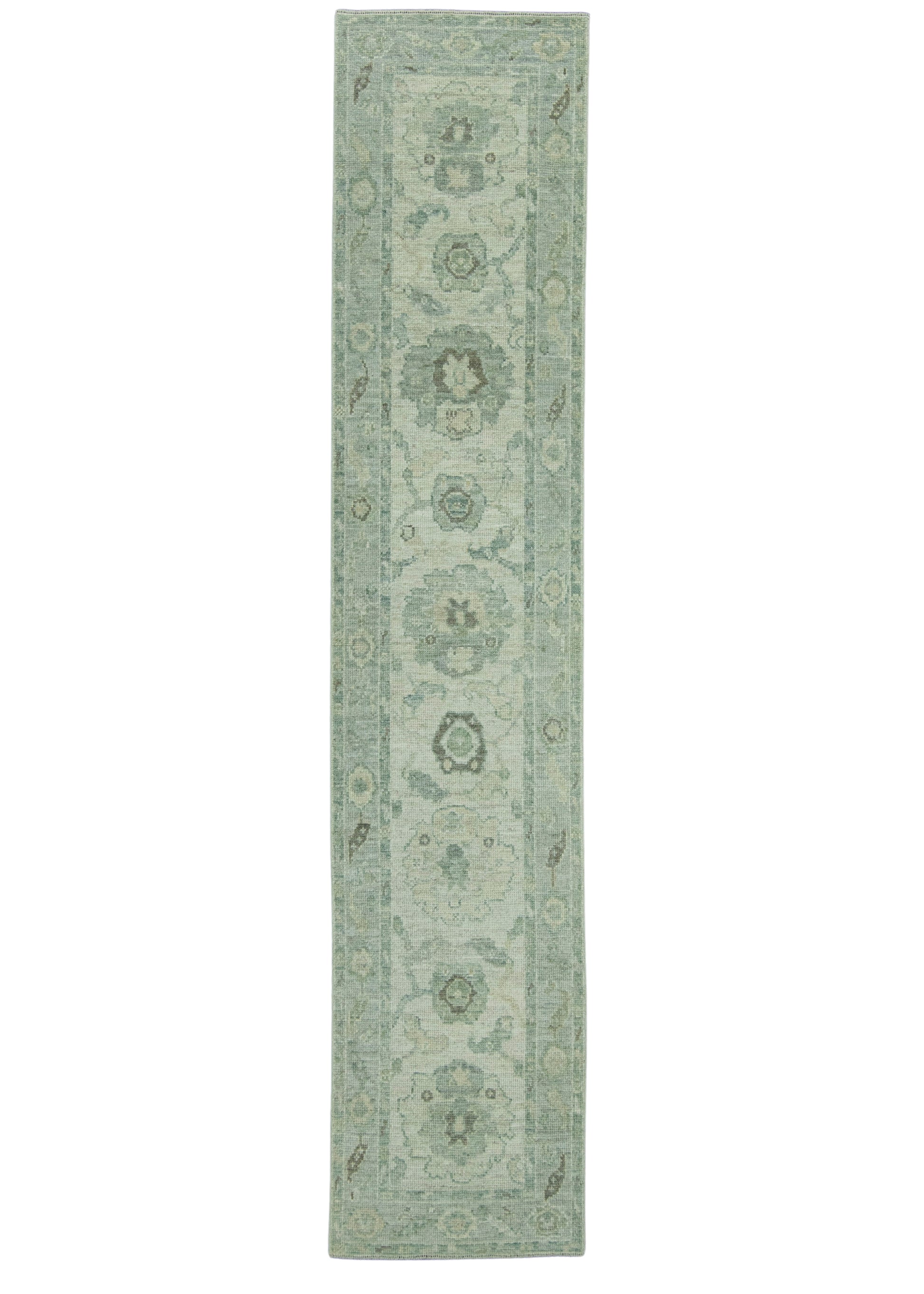 Turkish Oushak Rug 2'2" x 10'6" #19407