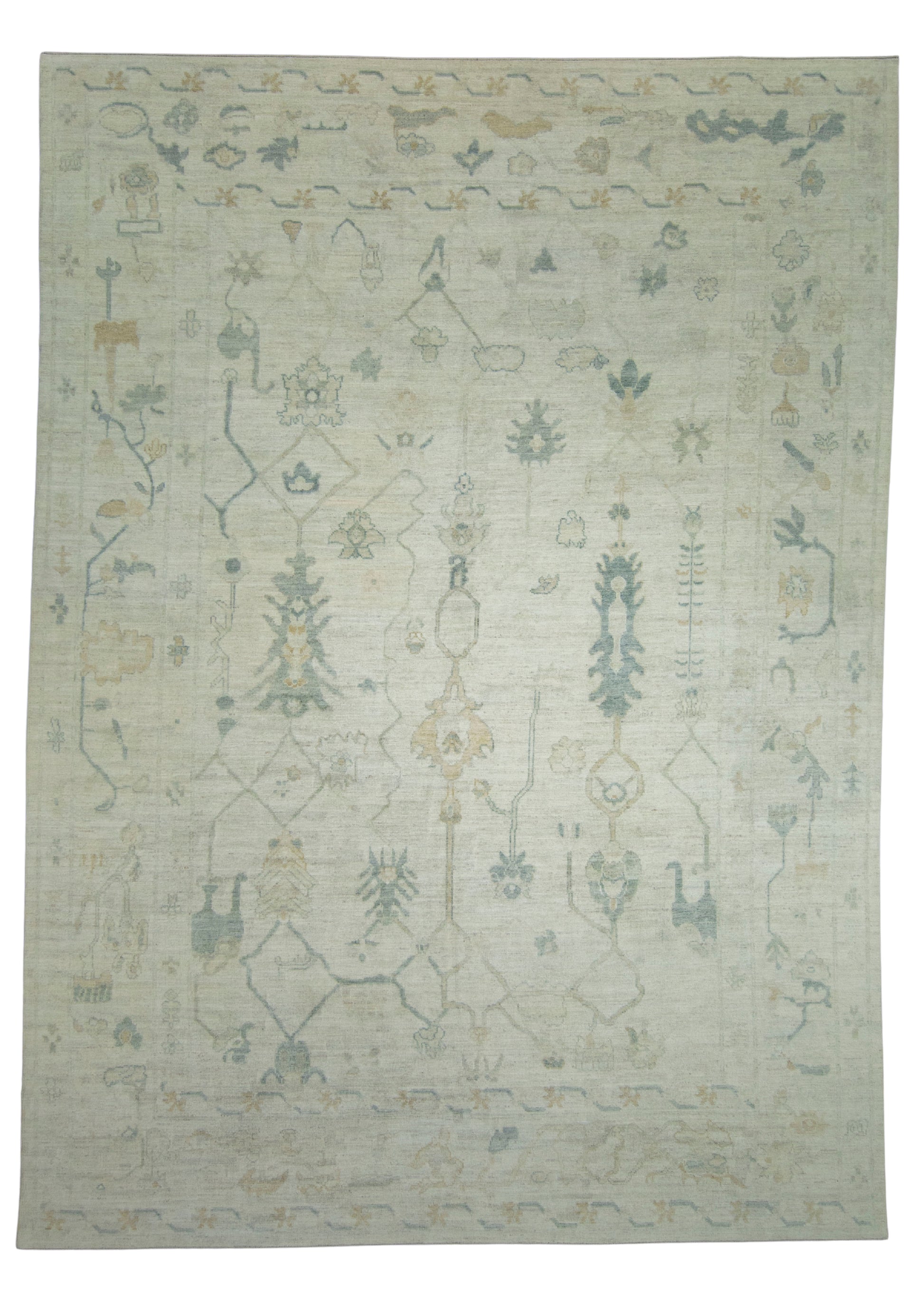 Turkish Oushak Rug 10'5" x 14'4" #18691