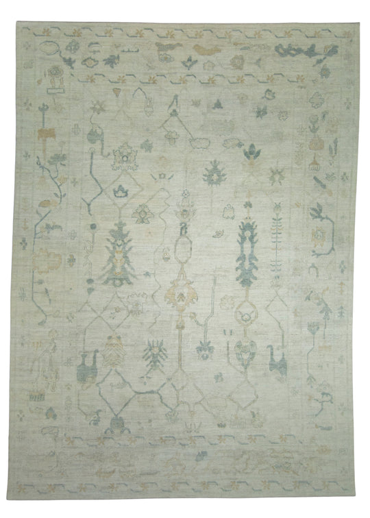 Turkish Oushak Rug 10'5" x 14'4" #18691