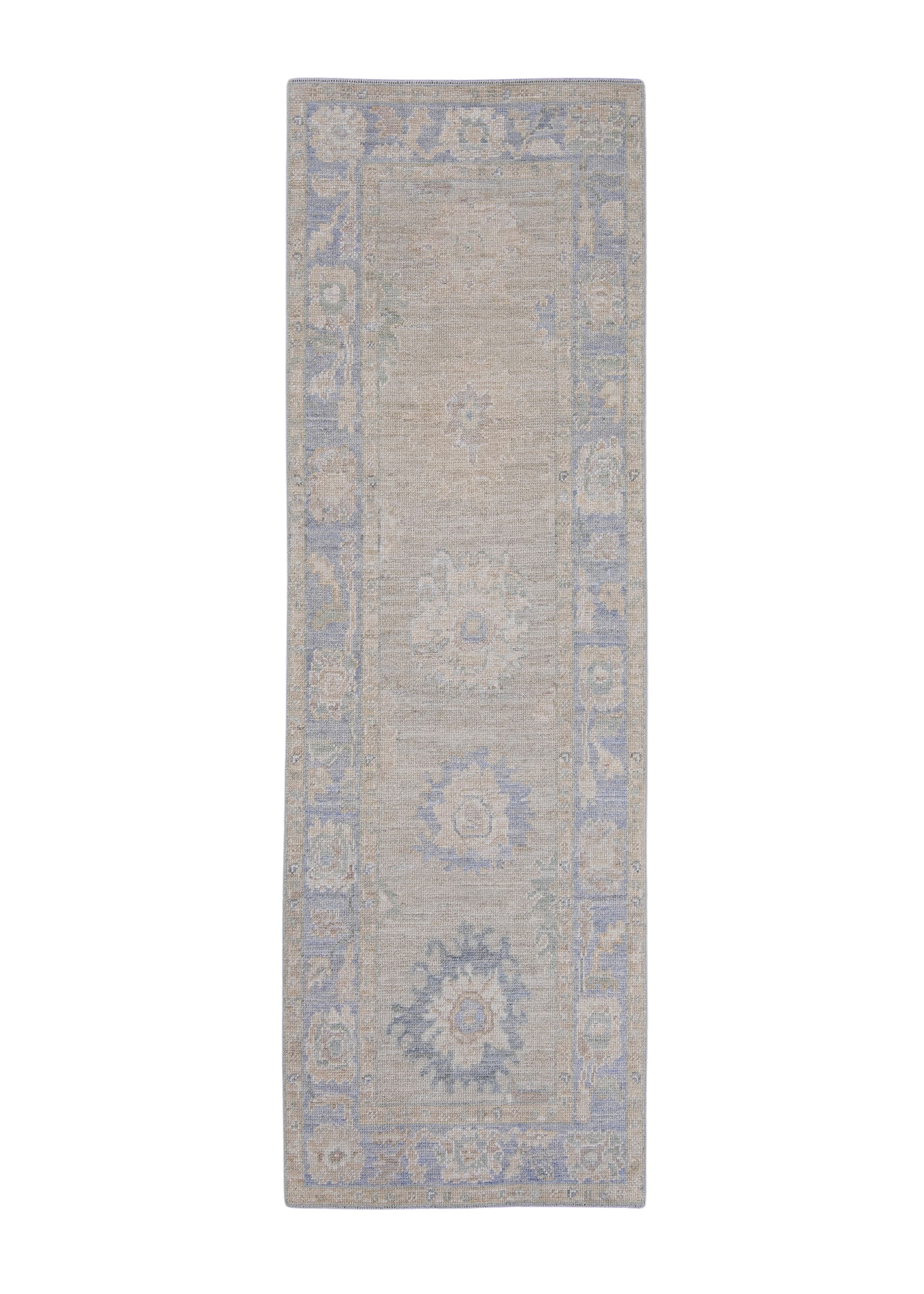 Turkish Oushak Runner Rug 2'10" x 8'9" #16600