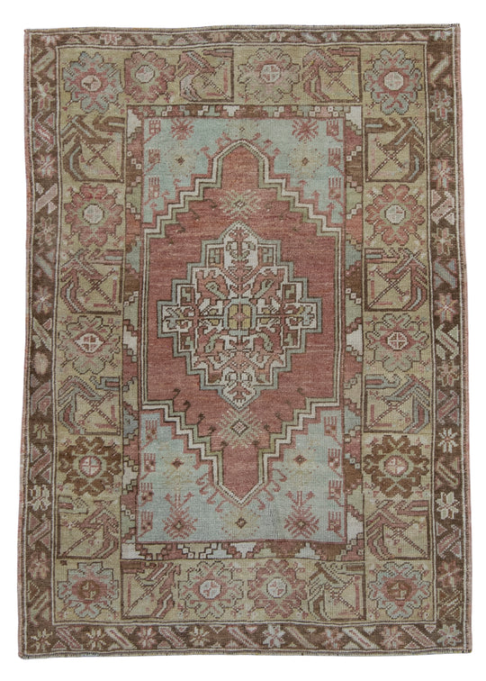 Turkish Anatolian Rug 3'6" x 4'11" #18054