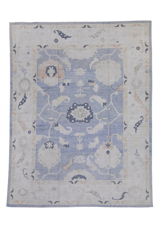 Turkish Oushak Rug 9'4" x 12'2" #16961